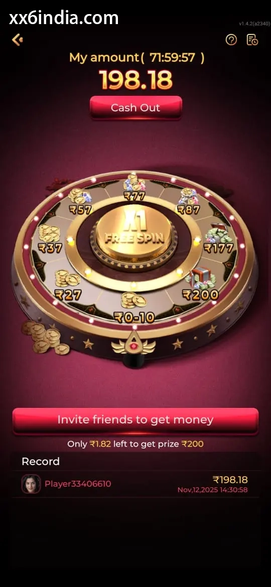 XX6 mobile screenshot 1 for XX6 Bonus and Rewards Screenshots